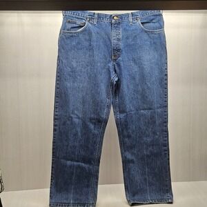 Bills Khakis Mens Blue Denim Straight Leg Jeans Made in USA 38 5S34/VWD
